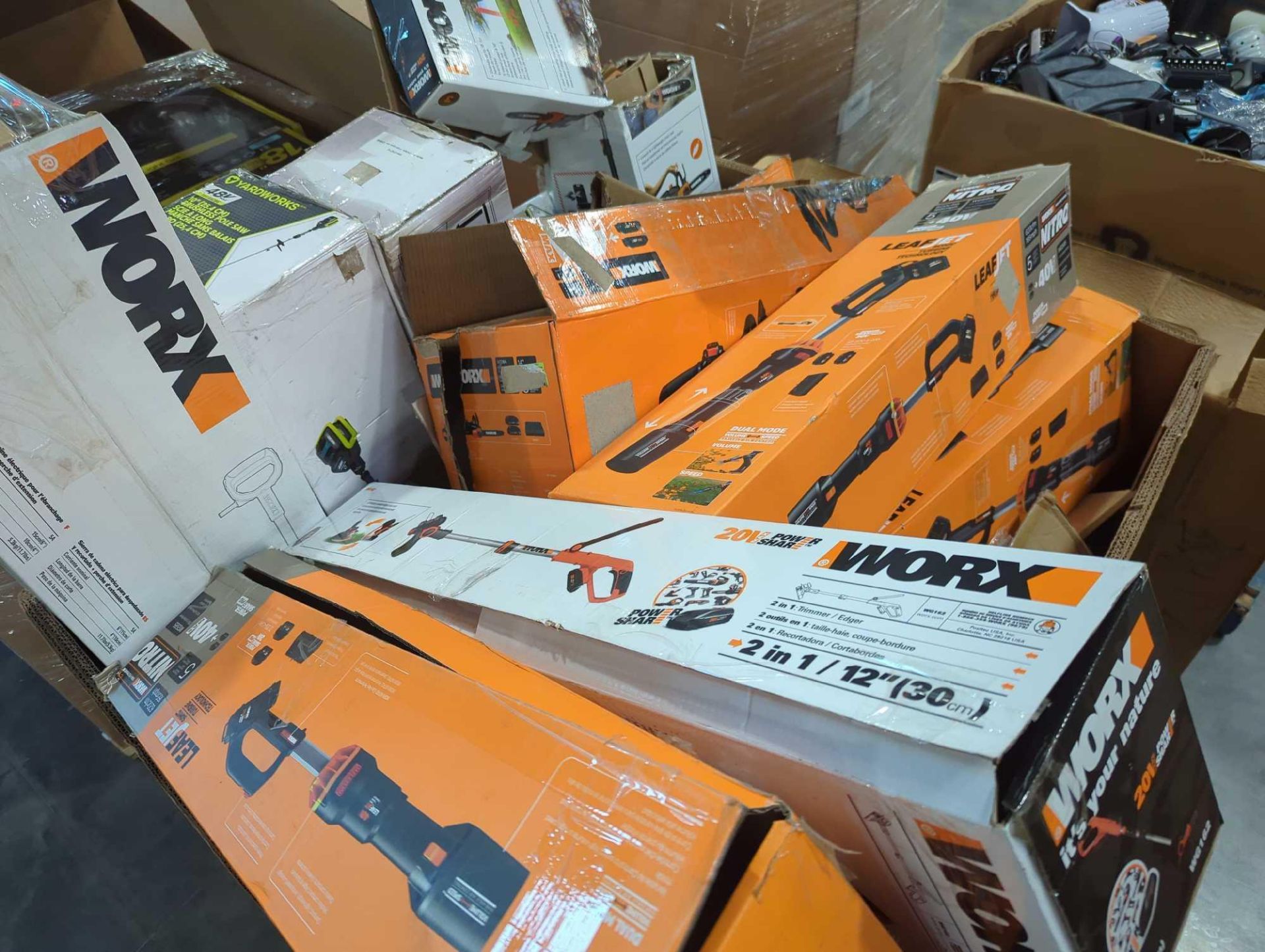 GL- Worx trimmers, cutters, blowers and more (used, customer returns) - Image 11 of 12