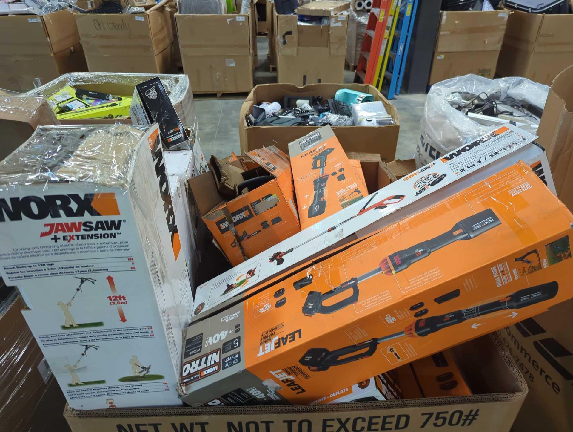 GL- Worx trimmers, cutters, blowers and more (used, customer returns) - Image 3 of 12