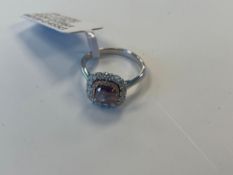 Jewelry; 1.03 Fancy Brownish Pink Diamond Ring