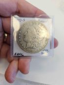 1892-S Morgan Silver Dollar, Scarce date,