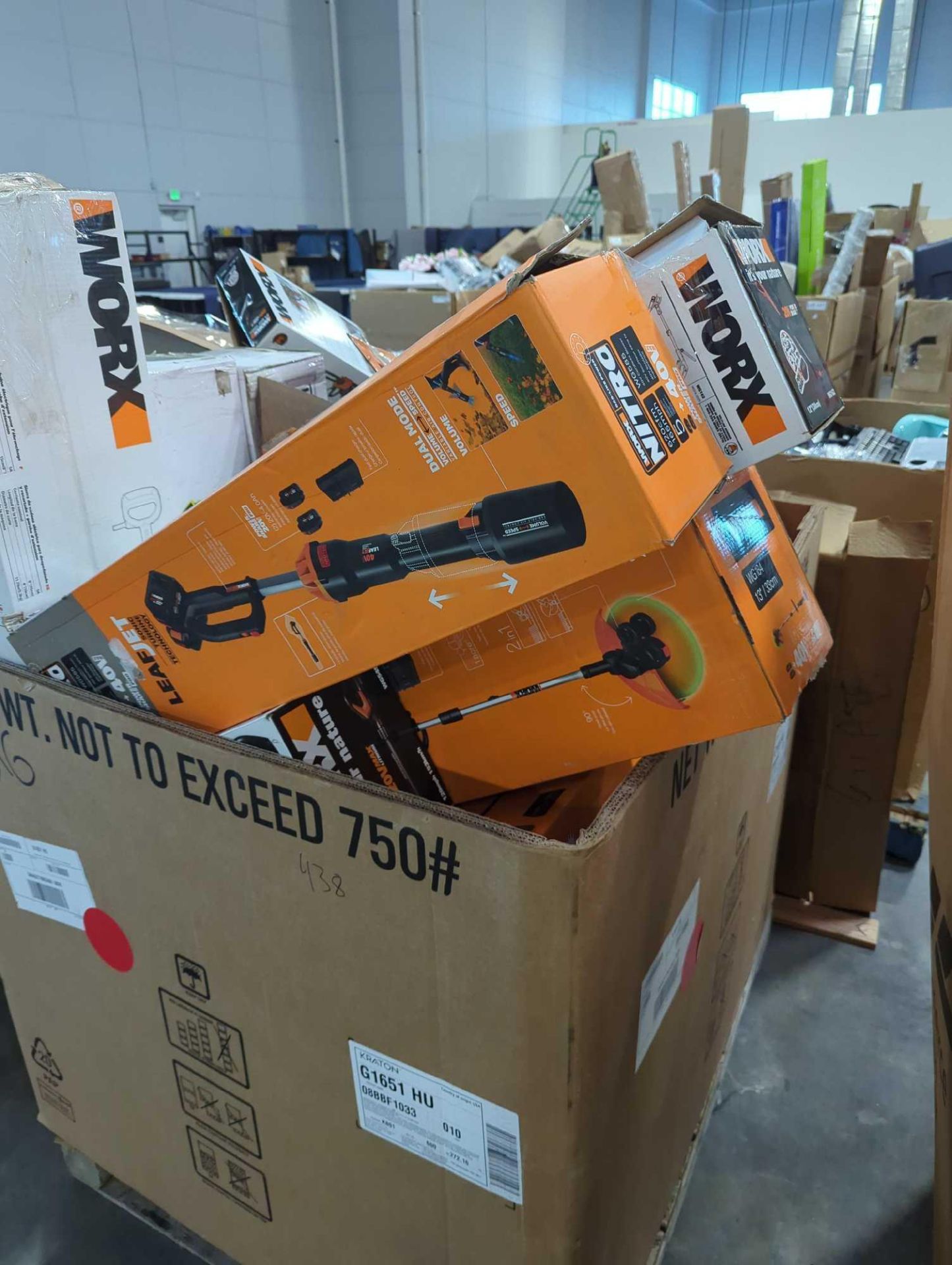 GL- Worx trimmers, cutters, blowers and more (used, customer returns) - Image 9 of 12