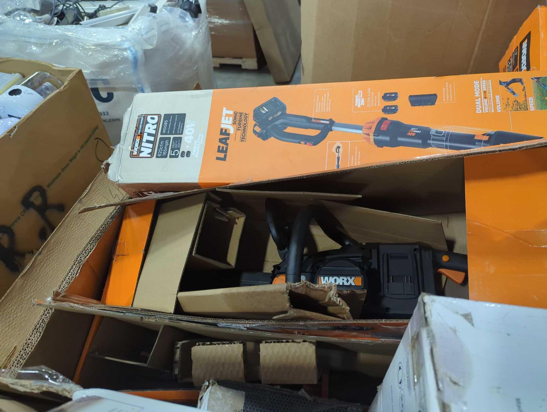 GL- Worx trimmers, cutters, blowers and more (used, customer returns) - Image 8 of 12