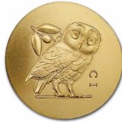 1/2 Gram Gold Athenas Owl