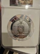 2010 5 oz Silver 25c Hot Springs Early Release MS69