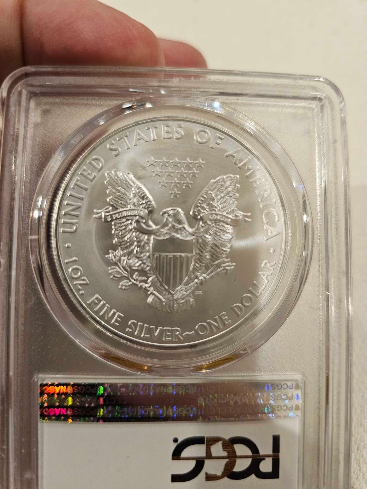 2014-S PCGS MS69 Silver Eagle - Image 2 of 3