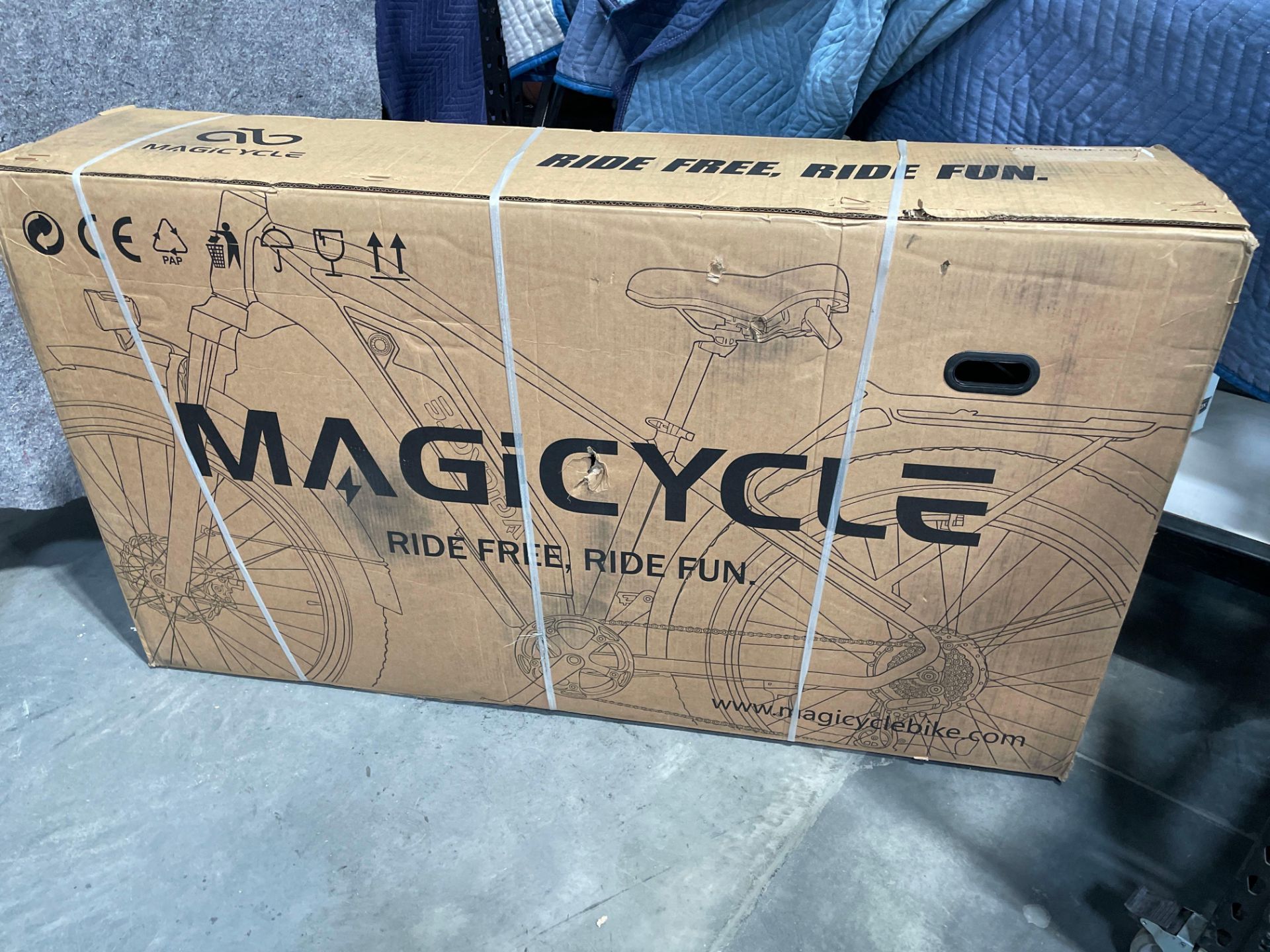 magic cycle cruiser step thru e-bike