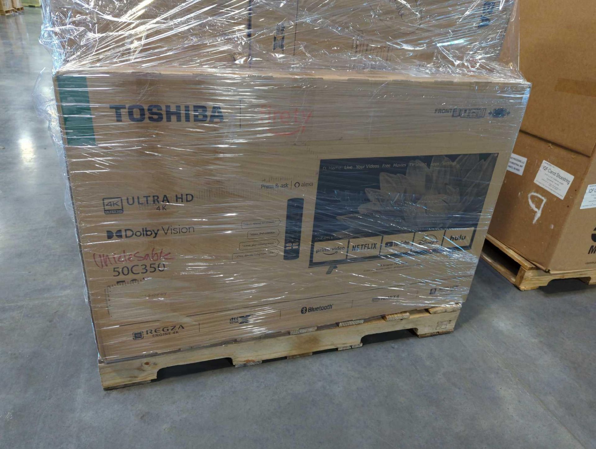 pallet DeWalt portable thickness planer insignia TV Toshiba TVs multiple and more - Image 3 of 5