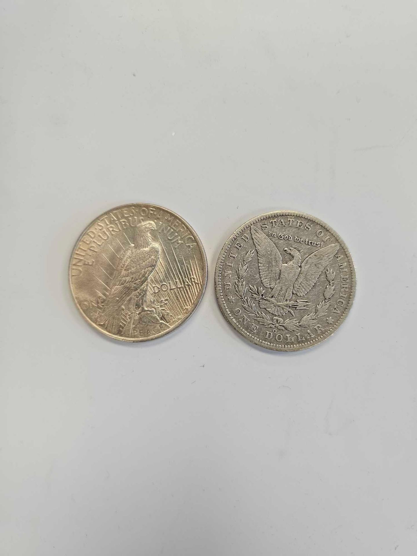 Morgan and Peace Dollar - Image 2 of 2