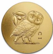 2022 1/2 Gram Gold Athenas Owl