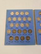 Complete set 1938-1960 Jefferson Nickels, key date 1950-D Nickel