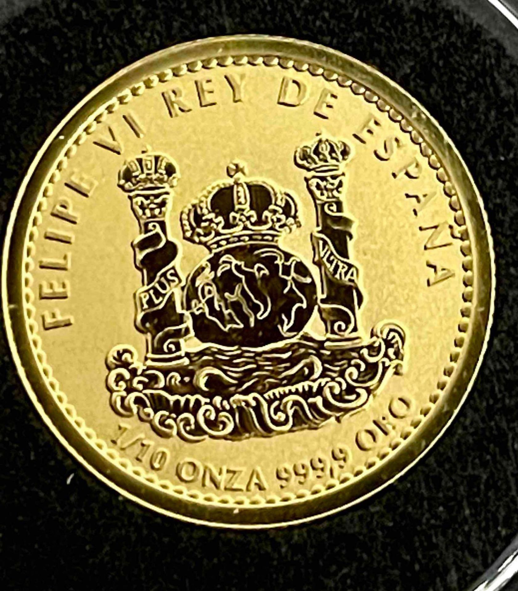 2022 M Spain Spanish Doubloon - Lynx Gold 15 Euro Cent - Image 2 of 4