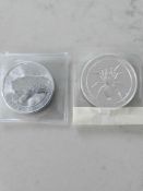 bear and spider 1 oz silver coin