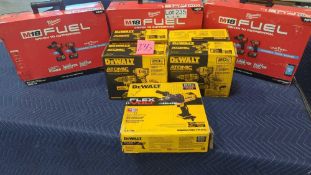 Milwaukee & Dewalt Tools: Drill Combo sets, mixer drill