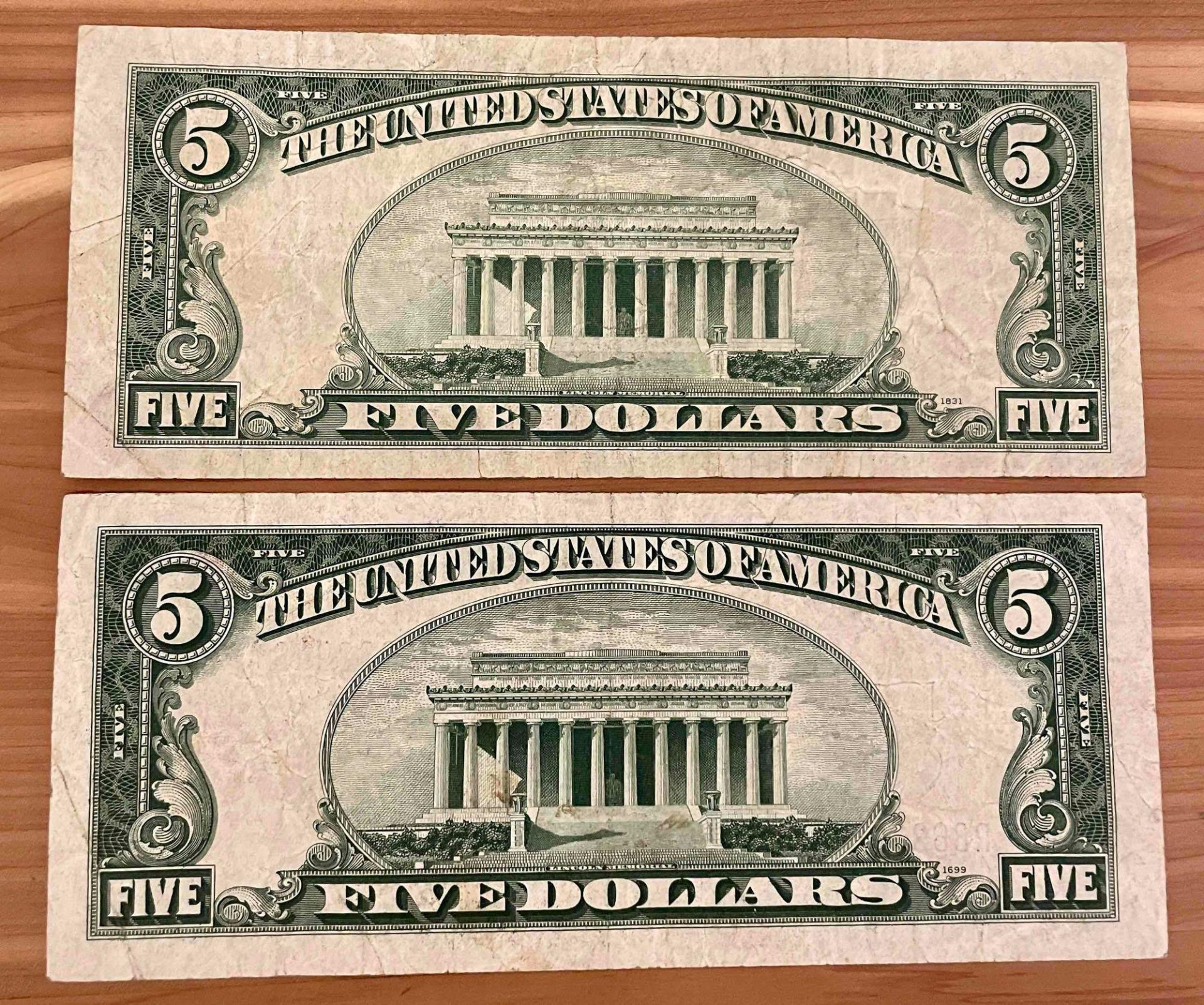 $5 Silver Certificates - Image 4 of 4