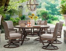 7-piece dining set complete sunbrella Kimberly collection