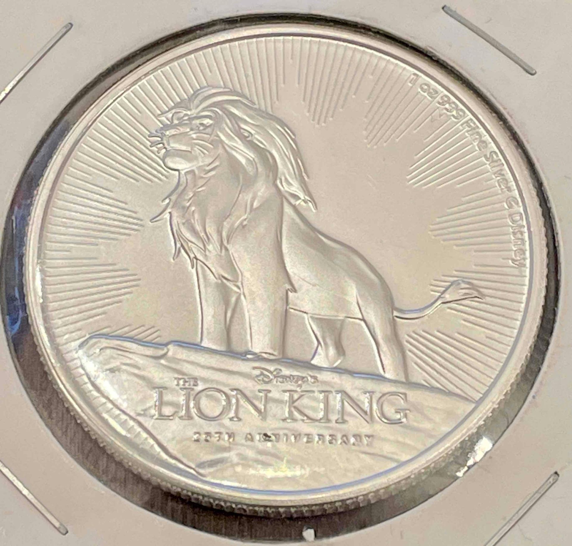 Lion King Silver Coin - Image 2 of 3