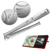 baseball 1 oz silver 2 coin set