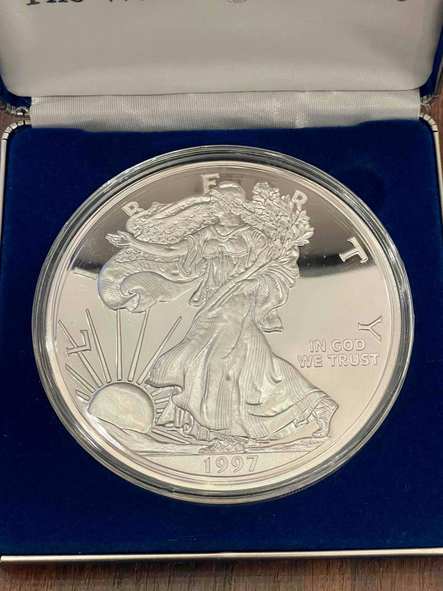 8 oz Giant Silver Eagle Proof Coin - Image 2 of 7