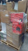 pallet of classic powerline Mr heater tough Buddy Craftsman Shop-Vac Hunter fans and more