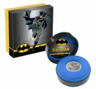 2021 Cook Islands DC Comics - Batman 2 oz Silver Antiqued $10 Coin