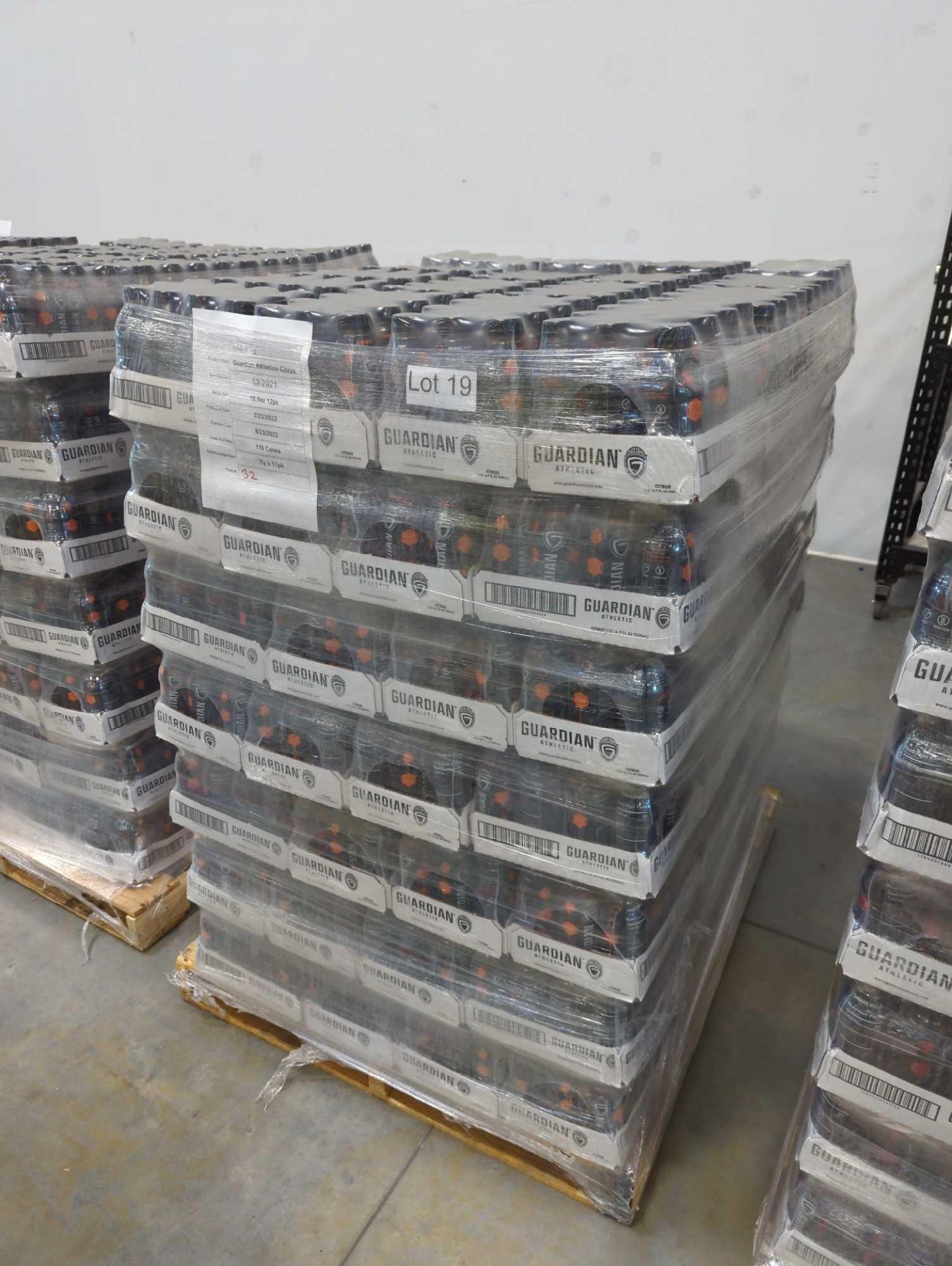 Pallet- Guardian Athletic Sports Drink Citrus 119 Cases - Image 3 of 4