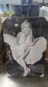 Marilyn Monroe and blankets