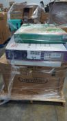 pallet of sterilite totes TCL TV and more