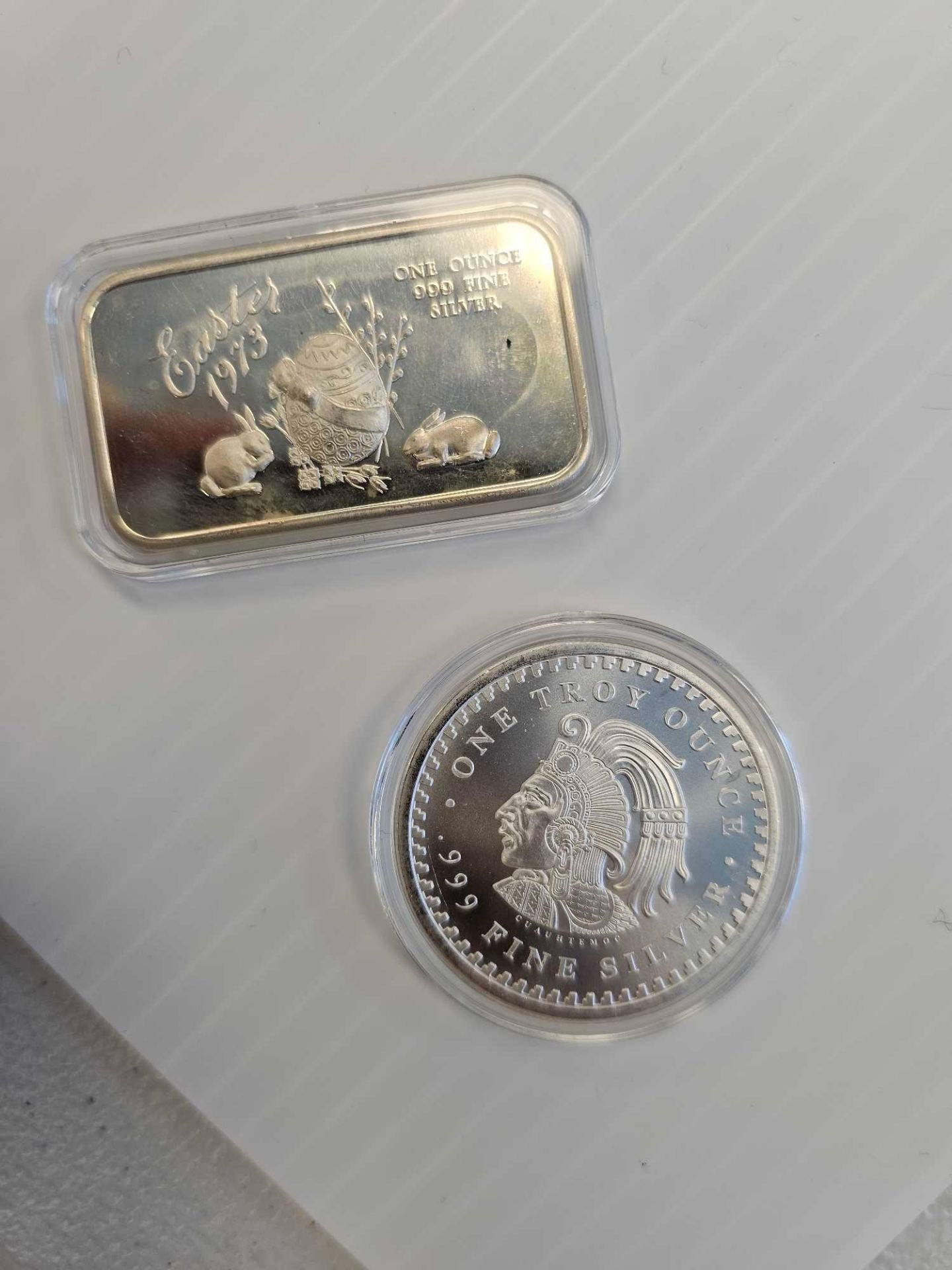 2 misc silver coins - Image 3 of 5