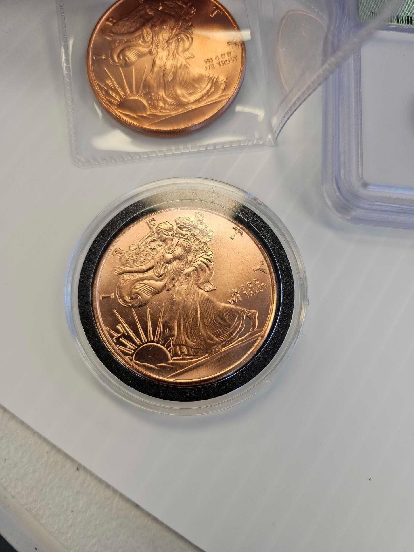 2 copper eagles and 1983s pr70dcam dime - Image 3 of 5