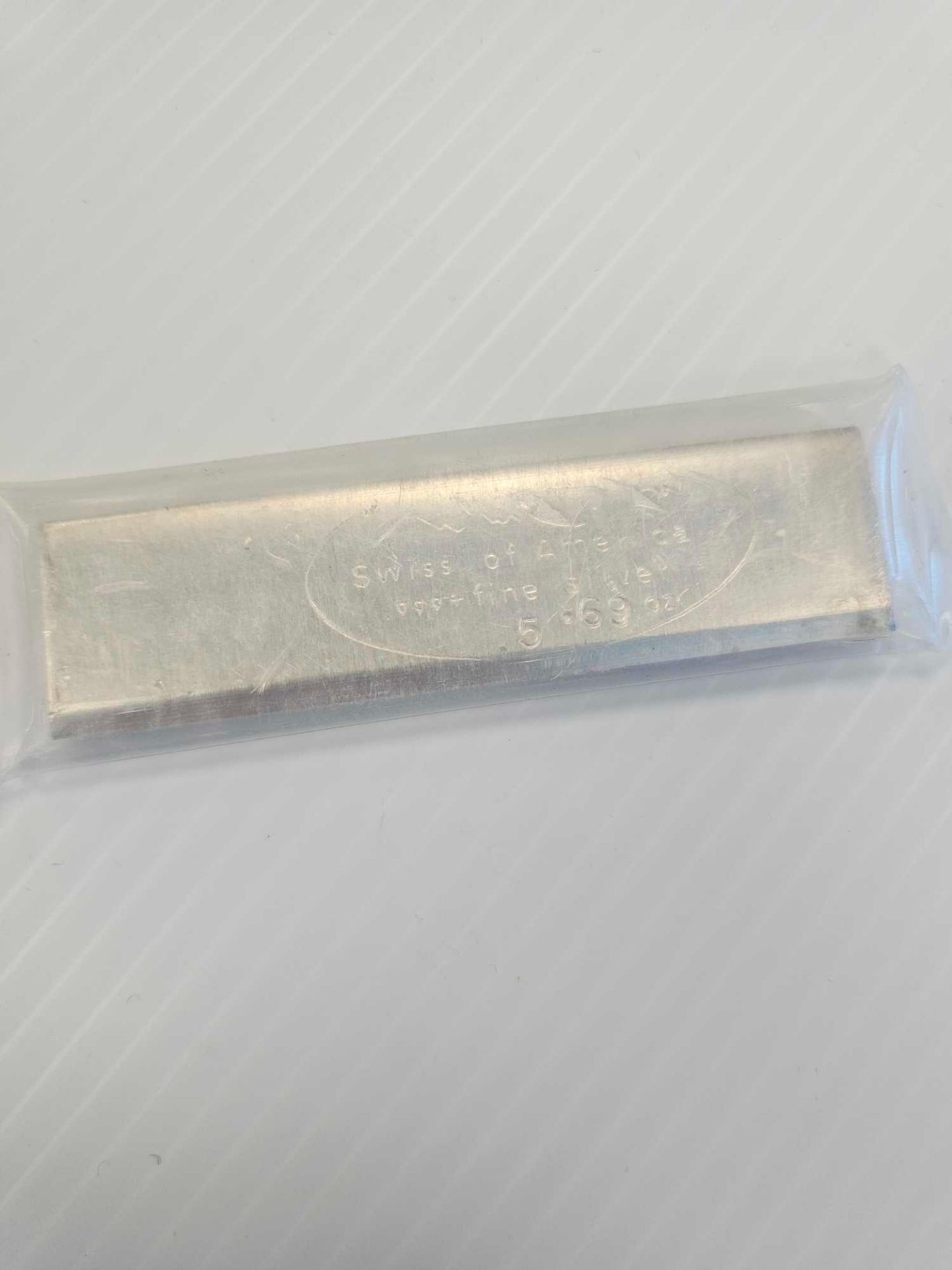 rare 5.69 oz vintage draper mint silver bar (kit Kat stick) - Image 3 of 4