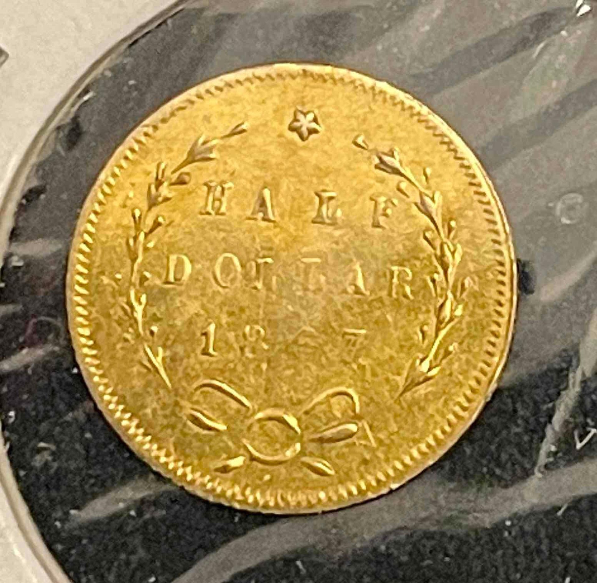 1867 California Gold 1/2 Dollar (50C) Coin - Image 5 of 5
