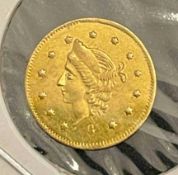 1867 California Gold 1/2 Dollar (50C) Coin