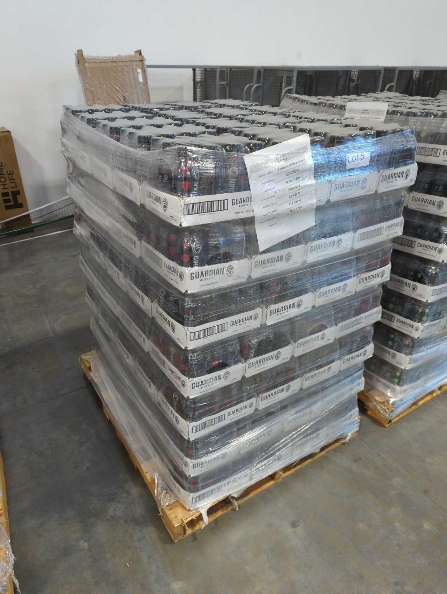 Pallet- Guardian Athletic Sports Drink Punch 119 Cases - Image 3 of 4