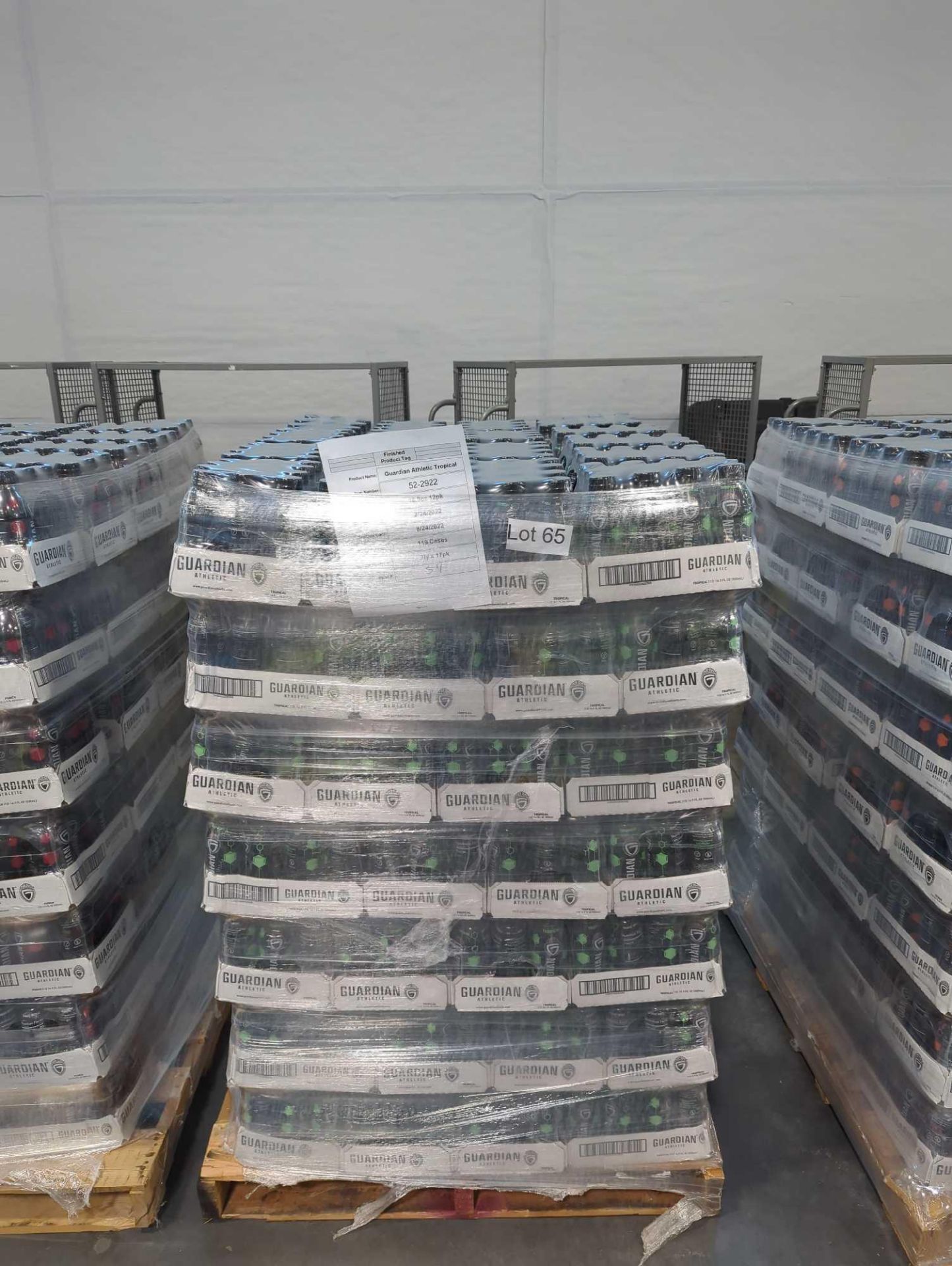 one pallet of guardian drinks