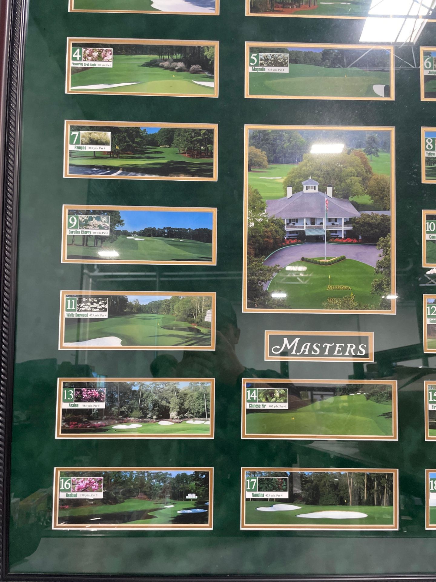 Sports Art: The Masters w/ COA Features the 18 holes at Augusta - Image 3 of 8