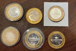 Silver Gaming Tokens