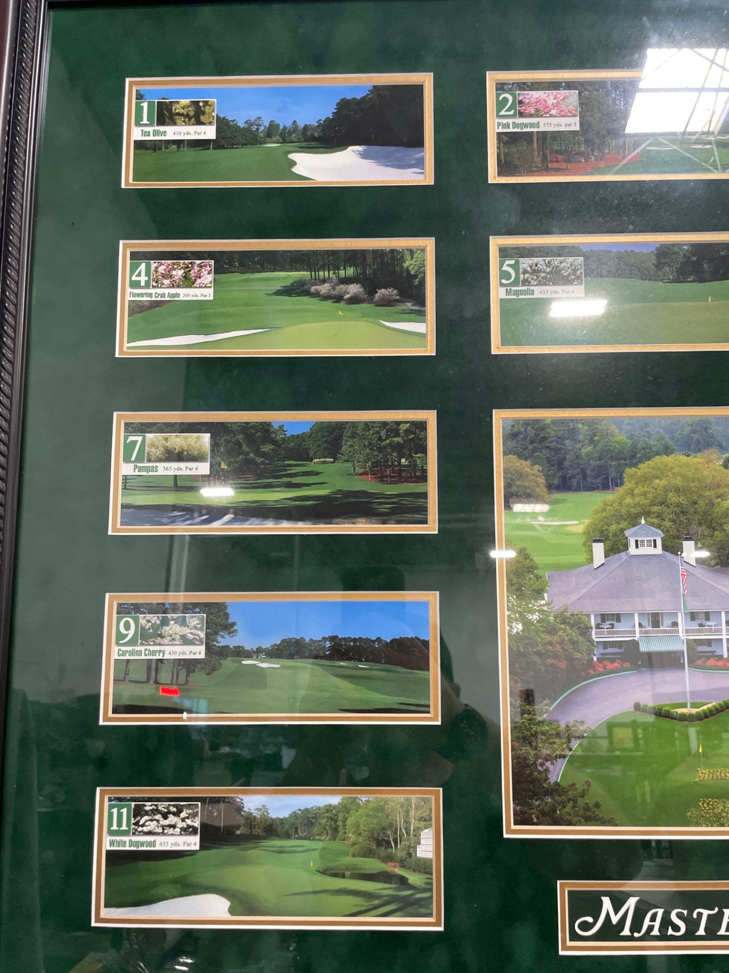 Sports Art: The Masters w/ COA Features the 18 holes at Augusta - Image 2 of 8