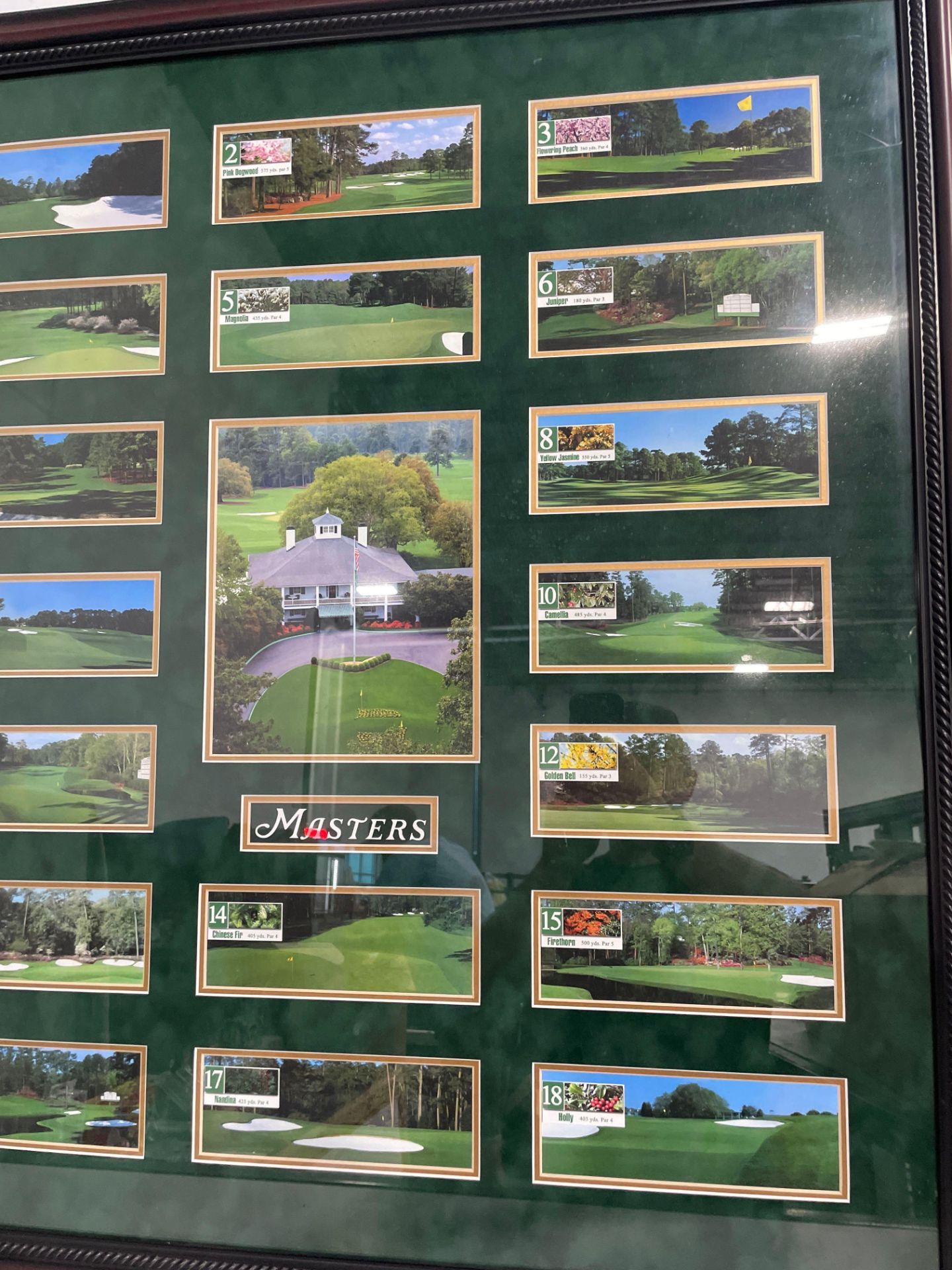 Sports Art: The Masters w/ COA Features the 18 holes at Augusta - Image 4 of 8