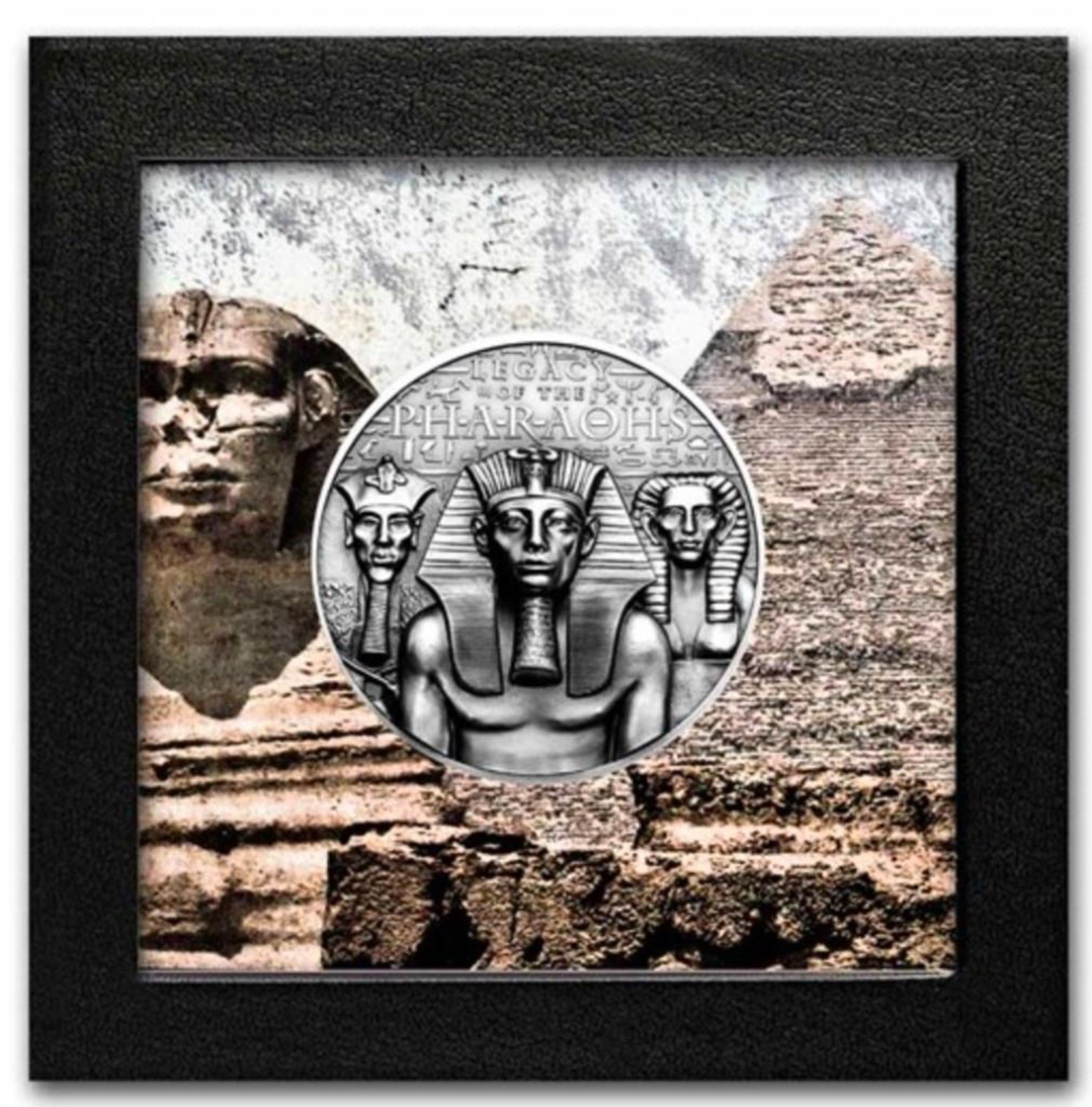 2022 3 Oz Silver Cook Islands Legacy Of The Pharaohs Antique Finish - Image 4 of 5