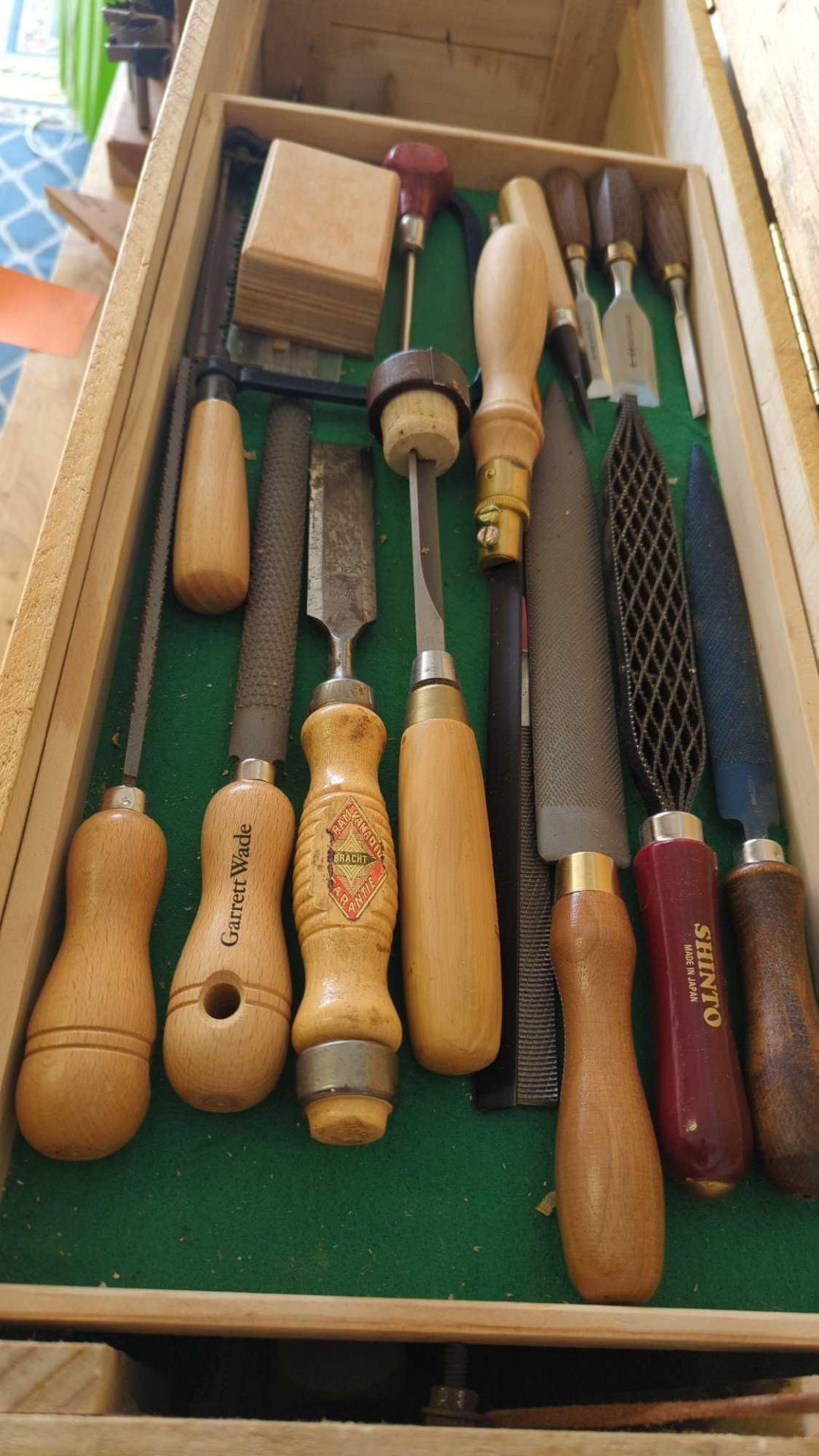 toolbox and woodworking tools - Image 2 of 9