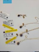 silver ruby and Sapphire rings