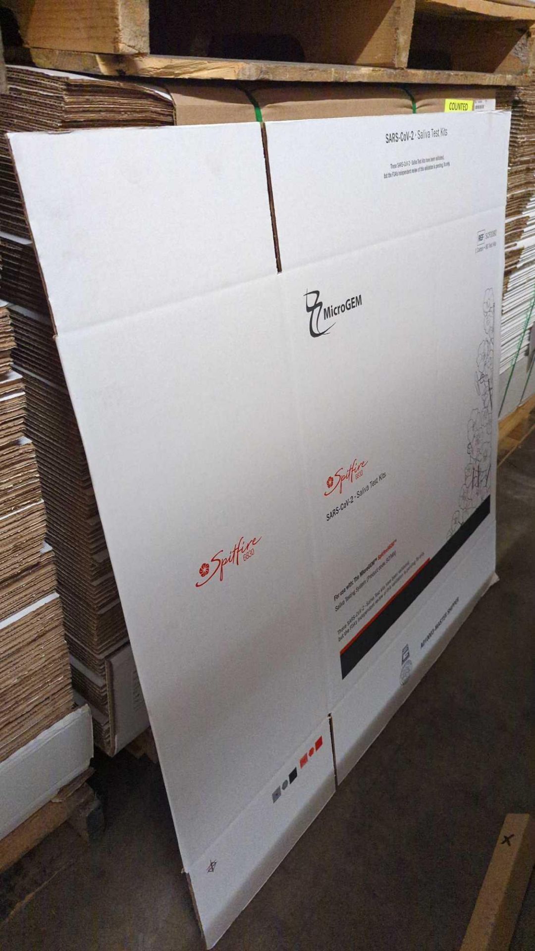 3 Pallets of Shipping boxes (branded printing, located in Ogden - Image 3 of 3