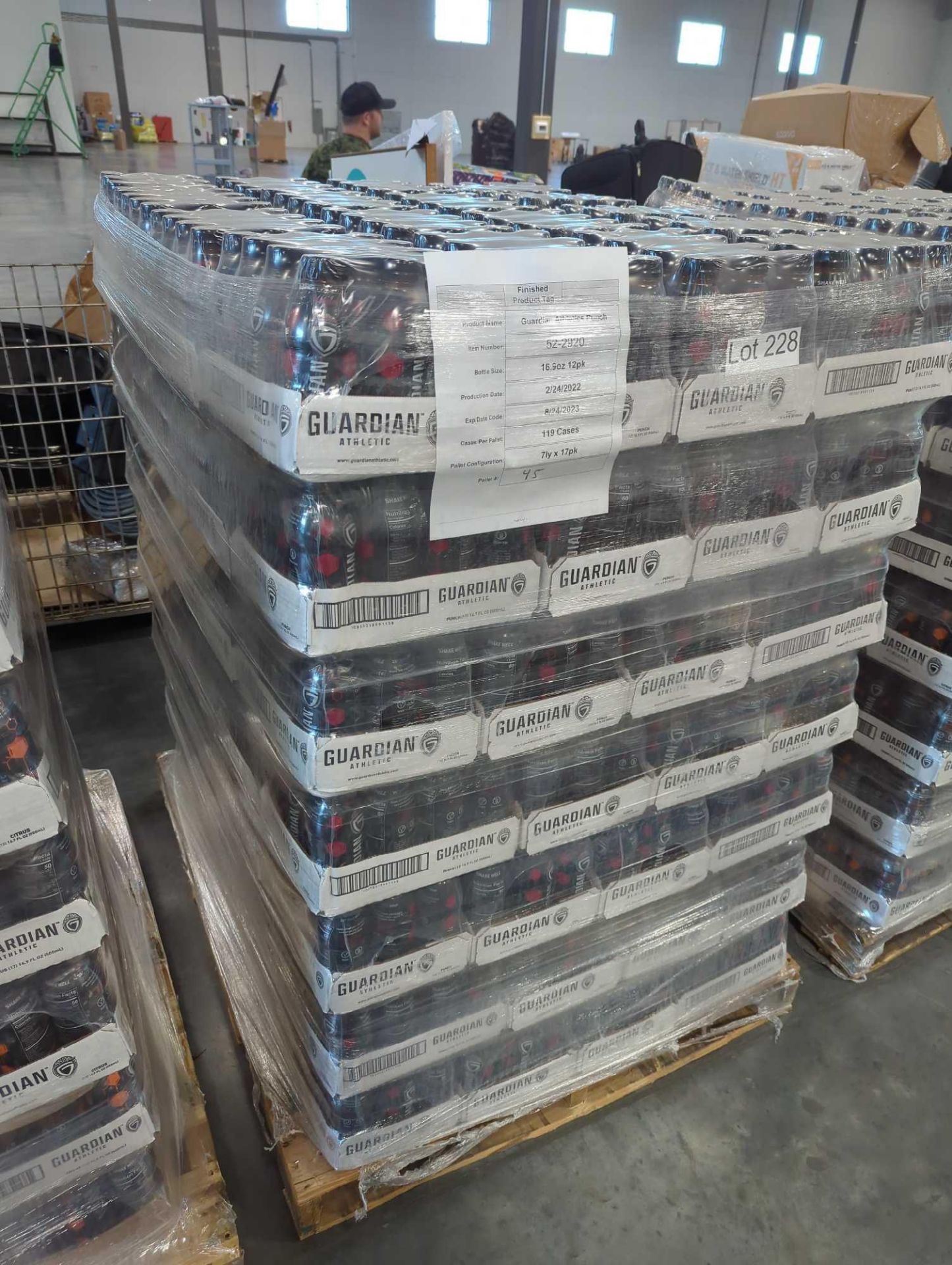 Pallet- Guardian Athletic Sports Drink Punch 119 Cases - Image 3 of 4