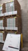 3 Pallets of Shipping boxes (branded printing, located in Ogden