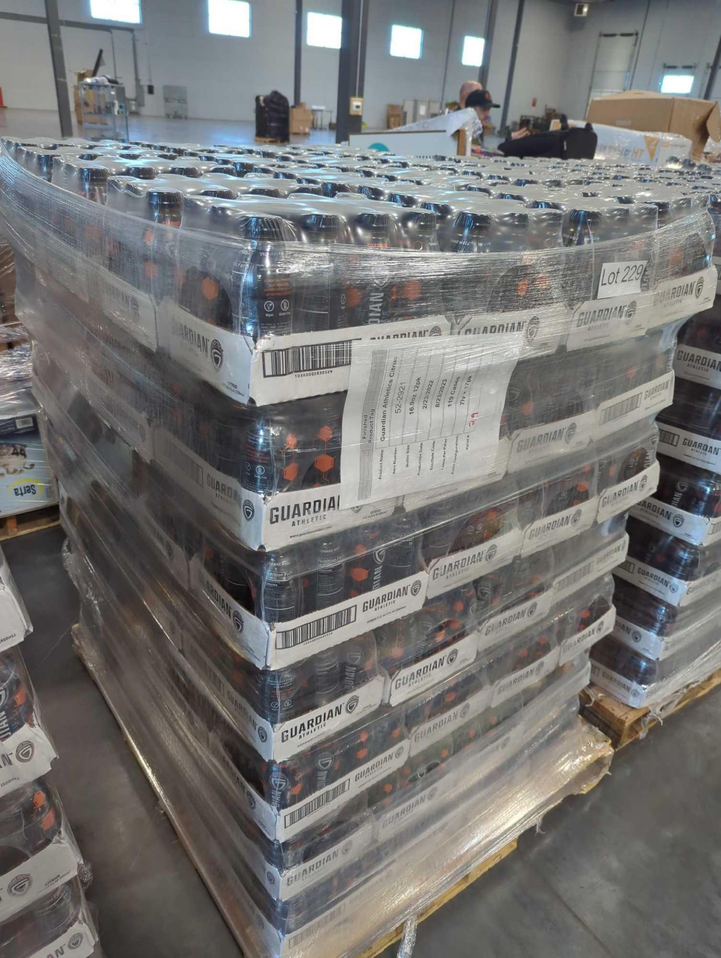 Pallet- Guardian Athletic Sports Drink Citrus 119 Cases - Image 3 of 4