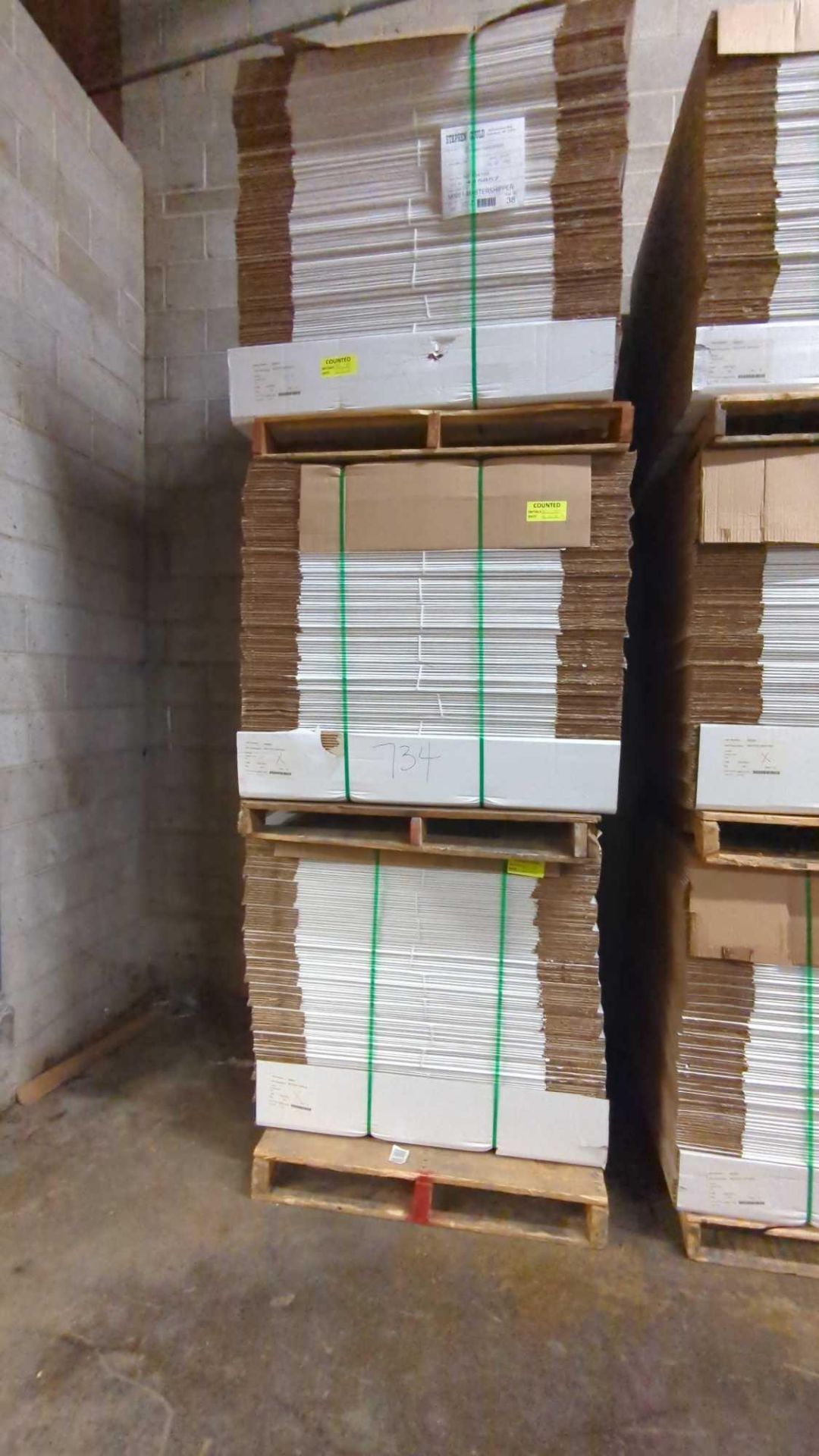 3 Pallets of Shipping boxes (branded printing, located in Ogden