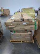 pallet of furniture bed rails and more