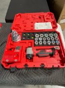 Milwaukee Cable stripper, Force Logic M18 6T Crimper Kit w/ D3 Grooves & Fixed O Die, Multiple Torqu