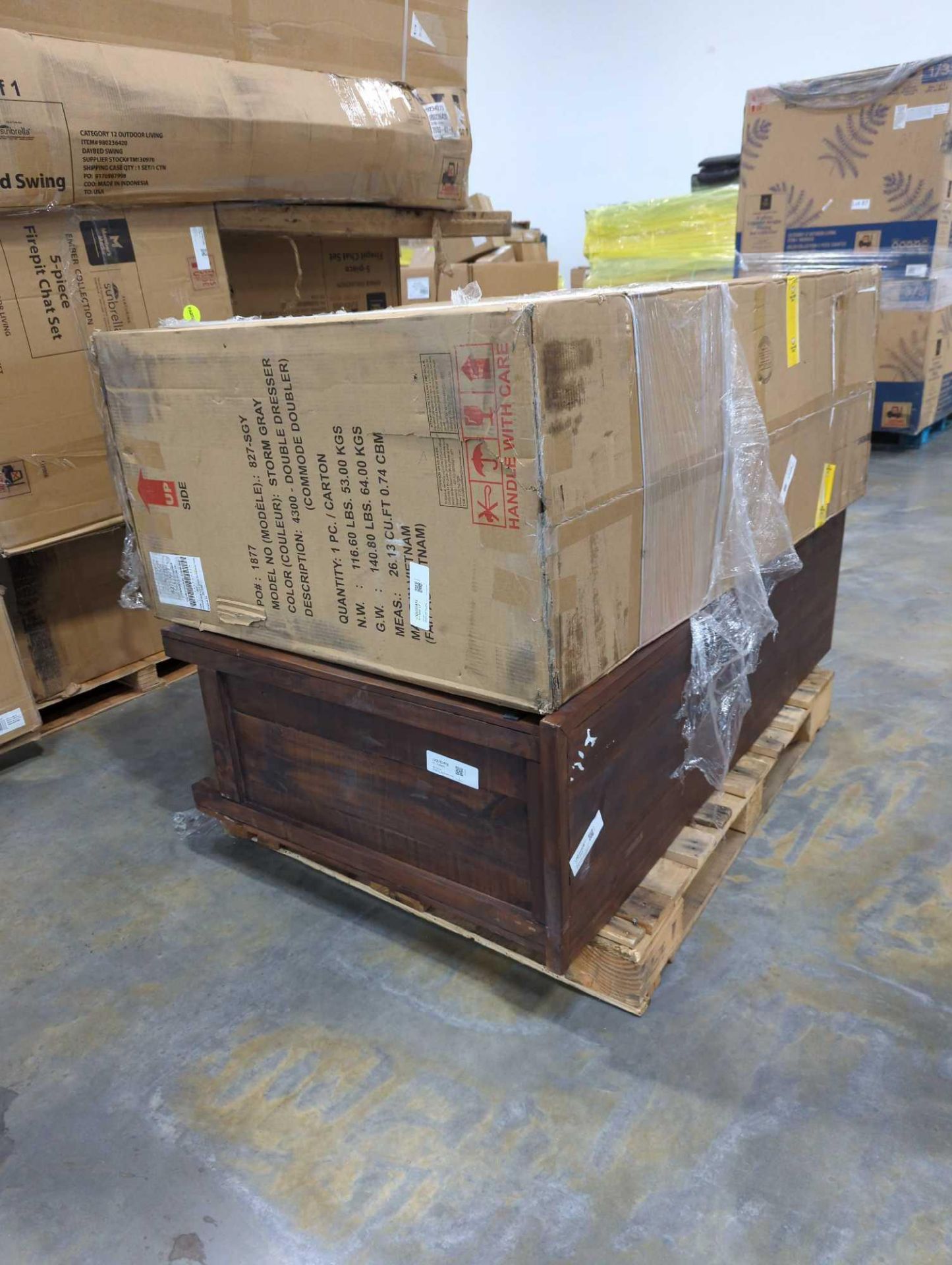 pallet of dressers - Image 4 of 6