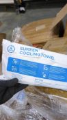 Pallet- Cooling towels, pop up portable toilets